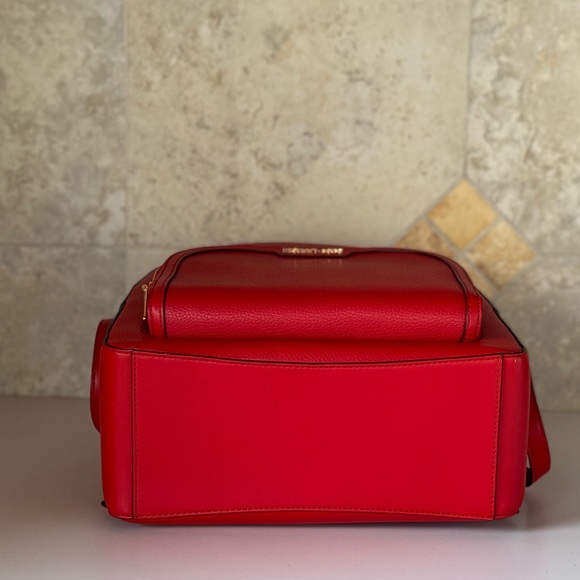 Michael Kors Jaycee Large Backpack Bright Red - Picture 10 of 14